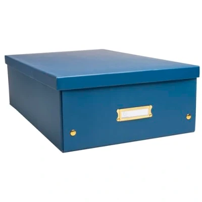 Afbeelding van null 62452E 5x Boite rangement à plat A3+ bleu de