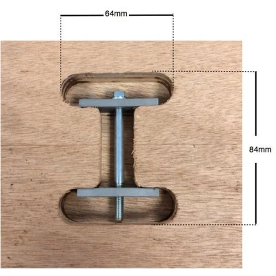 Afbeelding van Freesmal voor Werkbladverbinder M6x70 mm Per Stuk