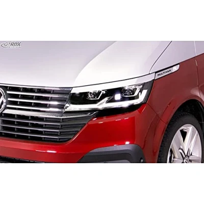 Afbeelding van Koplampspoilers compatibel met Volkswagen Transporter T6.1 2021 (ABS)