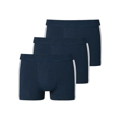 Afbeelding van Schiesser 3 pack heren boxershort 95/5 Stripe XXXXL Blauw