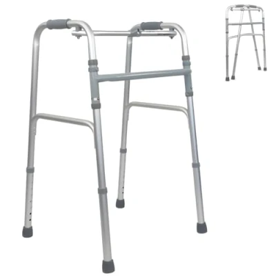 Afbeelding van Mobiclinic Columna Looprek Verstelbaar Aluminium Zonder wielen Grijs