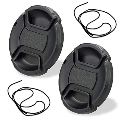 Afbeelding van 43 mm lensdop voor Fuji XT200 XT1 met Fujinon XC 35mm f/2, XF f/2 R lens, Fire Rock Snap On Lens Cover Canon M2 M3 EF M 22mm STM 28mm f/3.5 2Packs