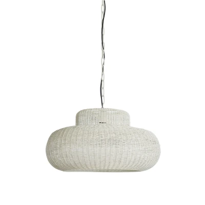 Afbeelding van Light &amp; Living Hanglamp PIEDRA Ø59x31.5cm Wit