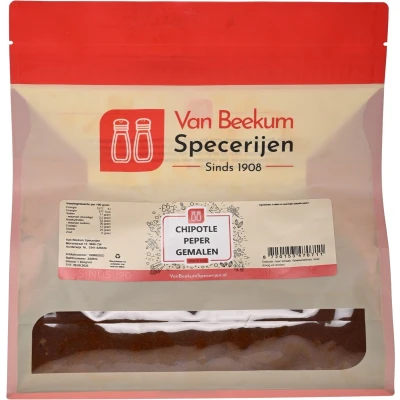 Afbeelding van Van Beekum Specerijen Chipotle Peper Gemalen 1 kilo (hersluitbare stazak)