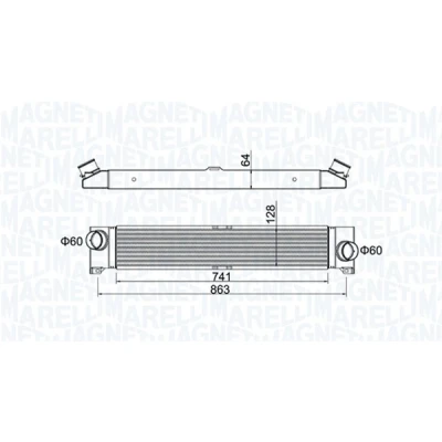 Afbeelding van Magneti Marelli Interkoeler 351319204230