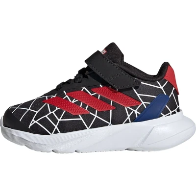 Afbeelding van adidas Performance Duramo Spiderman EL I Hardloopschoenen voor op de weg kinderen, Maat: 19, Core black/better scarlet/ftwr white