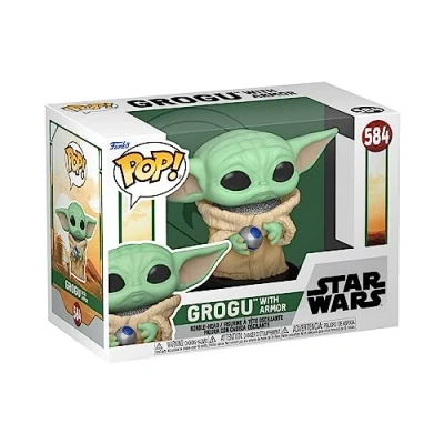 Afbeelding van FUNKO POP! STAR WARS: Book of Boba Fett Grogu with Armor