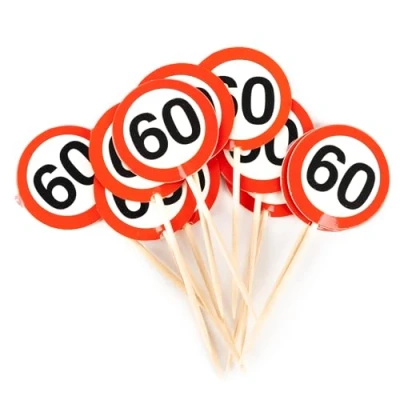 Afbeelding van Verjaardagsdecoratie, feestplekken, 60e verjaardag, decoratie, vrouw, man, tafeldecoratie, verjaardag Tiwoca