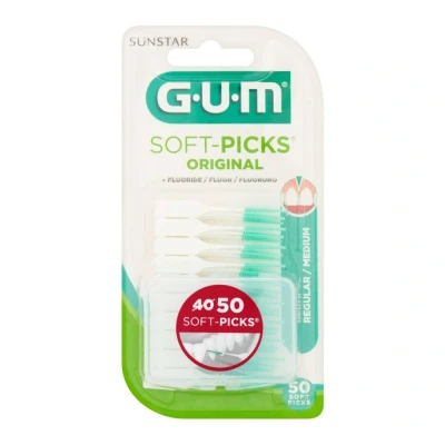 Afbeelding van GUM SOFT PICKS ORIGINAL 50er Blister medium 50 Bürsten