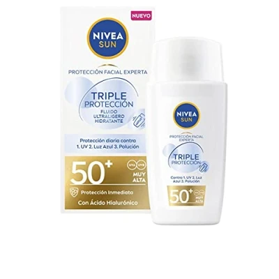 Afbeelding van Nivea Sun Triple Preotection Cream SPF 50+ 40 ml
