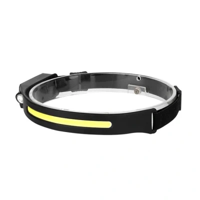 Afbeelding van Oplaadbare LED hoofdlamp 3W COB + 1W Koud wit