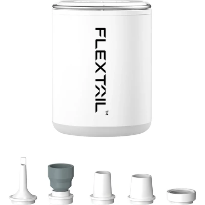 Afbeelding van Flextail Gear luchtbed pomp Tiny Pump X2 Oplaadbare luchtbedpomp 400LM lantaarn 3 in 1 Wit