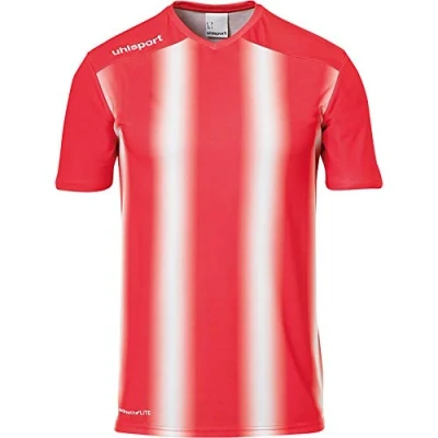 Afbeelding van Uhlsport Stripe 2.0 Shirt Korte Mouw Kinderen Rood / Wit Maat: 152