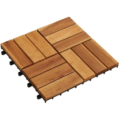 Afbeelding van Terrastegels acaciahout 30 x cm (10 stuks)