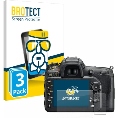 Afbeelding van BROTECT Glas Screen Protector voor Nikon D7200 (3 Stuks) Schermbeschermer [9H Hardheid, Beschermglas Folie niet Gehard Glas]