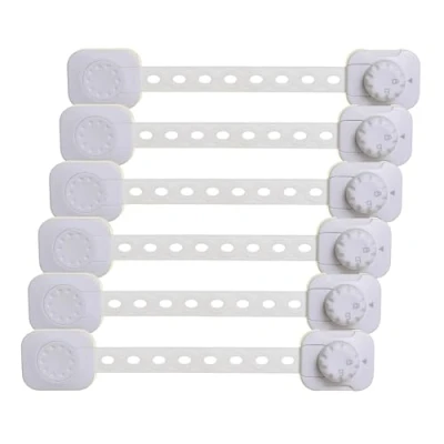 Afbeelding van Twist &#039;N Lock multifunctioneel slot 3 x 2 stuks wit