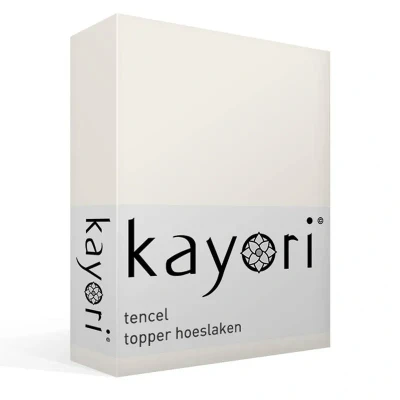 Afbeelding van Kayori Kiyo Topper HSL Tencel 180/200 Offwhite (Kleur: Offwhite)