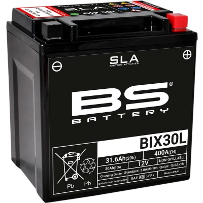 Afbeelding van Bs Battery Bix30l Sla 12v 400 A Accu Zwart