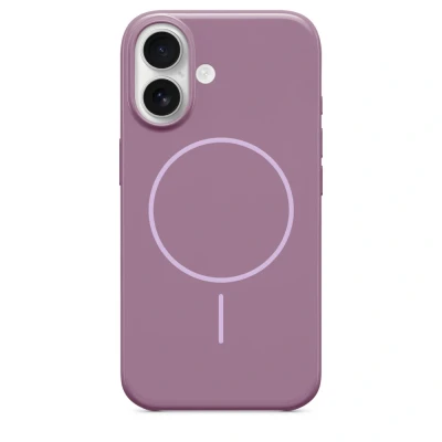 Afbeelding van Beats case voor iPhone 16 MagSafe, krasbestendige beschermingscase, dun en licht, voering van microvezel dieppurper