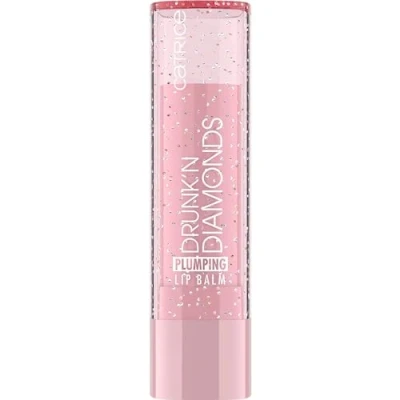 Afbeelding van Catrice Drunk&#039;n Diamonds Plumping Lip Balm, nr. 040, Bruin, hydraterend, verzorgend, vergrootend, glanzend, veganistisch, zonder parfum, parabenen, microplastic deeltjes, per stuk