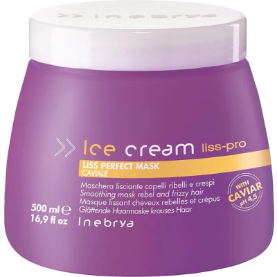 Afbeelding van Inebrya Ice Cream Liss Perfect Hair Smoothing Mask 500Ml