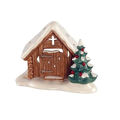 Afbeelding van Goebel Waxinelichthouder Waldkapelle, Höhe ca. 16,5 cm, Weihnachtsfigur aus Steingut (1 stuk)