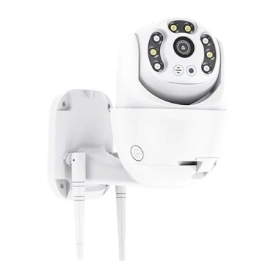 Afbeelding van GC GLOBALCOMMERCE Draadloze beveiligingscamera voor binnen en buiten, draadloos, 1080p, waterdicht, met nachtzicht