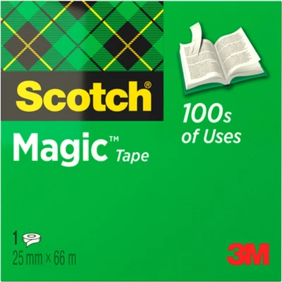 Afbeelding van Plakband Scotch Magic 810 Transparant 25 mm x 66 m (9 Stuks)