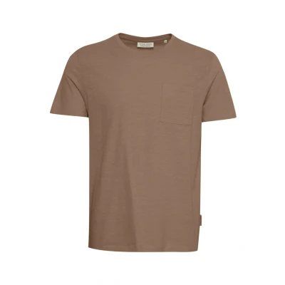 Afbeelding van Casual Friday THOR YARN TEE Tshirt basic, Heren, Maat: 3XL, Beaver fur
