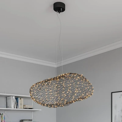 Afbeelding van By Rydéns Hanglamp Hayden mat zwart 50cm 4201260 4002
