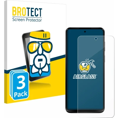 Afbeelding van BROTECT Screenprotector voor Motorola Moto G23 Folie Beschermfolie Beschermglas transparant (3 Stuks)