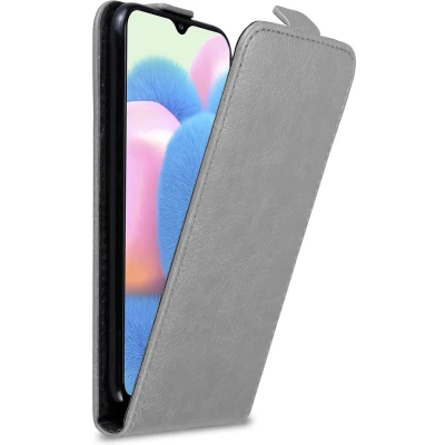Afbeelding van Cadorabo Hoesje geschikt voor Samsung Galaxy A50 4G / A50s A30s in TITANIUM GRIJS Beschermhoes flip design Case Cover met magnetische sluiting