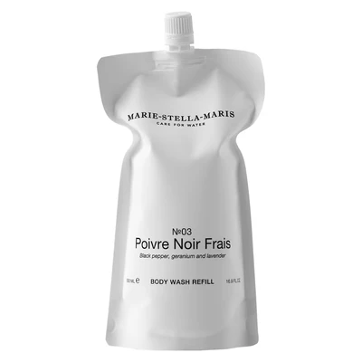 Afbeelding van Marie Stella Maris Poivre Noir Frais douchegel navulling 500 ml
