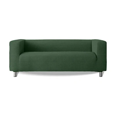 Afbeelding van Milica Bankhoes model Klippan Hoge armleuningen Sofa Soft Stretch stof New York kleur 06 groen