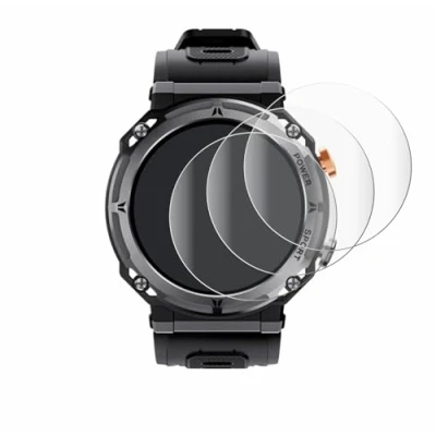 Afbeelding van Savvies Screenprotector voor Darmowade Smartwatch 1.39&quot; Folie Beschermfolie transparant volledig dekking (4 Stuks)