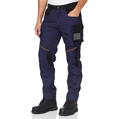 Afbeelding van Delta Plus MCPA2MNGT Mach2 Corporate werkbroek van ripstop polyester katoen, marineblauw zwart, maat L