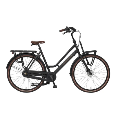 Afbeelding van BSP La Dolce Vita N7 2023 Dames Moederfiets Zwart Mat 57 Cm + 50.00 Inruilkorting