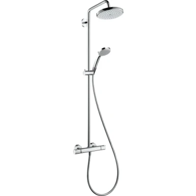 Afbeelding van Hansgrohe Croma 220 Showerpipe Met Ecostat Comfort Therm.ecosmart Chroom