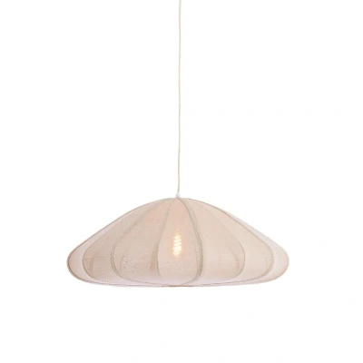 Afbeelding van Cesano Hanglamp 1 lichts 64x25 cm creme Modern Light &amp; Living