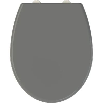 Afbeelding van Toiletzitting Allibert Fally 37,5x44,8x5,2 Antraciet Grijs Soft Close