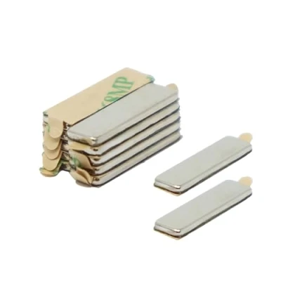 Afbeelding van First4magnets Lijm 20 x 6 1,5 mm dikke N42 neodymium magneten 1,6 kg trekken (Noorden) (verpakking van 10), metaal, zilver, 25 10 3 cm, eenheden