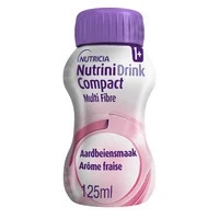 Afbeelding van Nutrinidrink Compact Multi Fibre Aardbeiensmaak 4x125ml