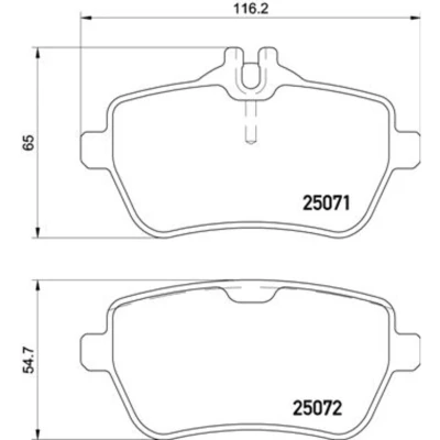 Afbeelding van Brembo Remblokset P 50 117
