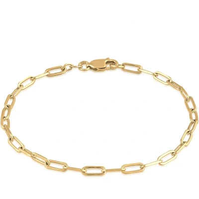 Afbeelding van Elli Basic Armband goldcoloured, Dames, Maat: 18, Gold coloured