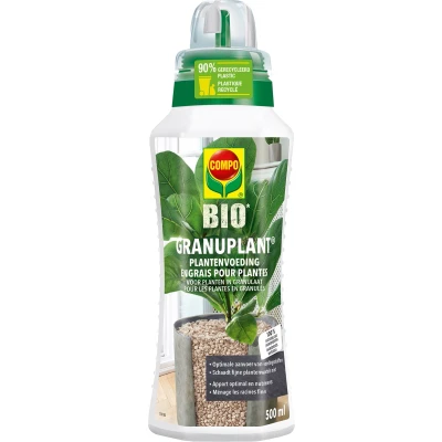 Afbeelding van COMPO Bio Granuplant Plantenvoeding 100% natuurlijk voor planten en kruiden in plantgranulaat fles 500 ml