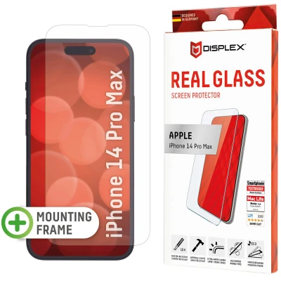 Afbeelding van Screenprotector Apple iPhone 14 Pro Max: Displex Real Glass 2D
