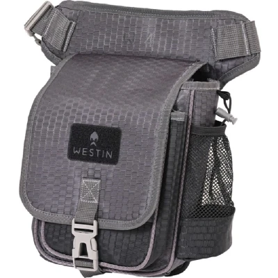 Afbeelding van Westin W4 P&amp;T Stalker Bag Medium Titanium Black Heuptas (Incl. 2 Tackleboxen) Vistas