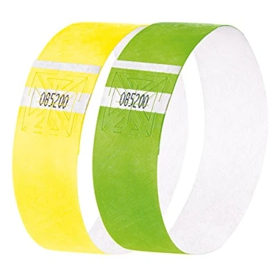 Afbeelding van evenementenbandjes Sigel super soft, 255x25mm 120 stuks fluoriscerend SI EB219