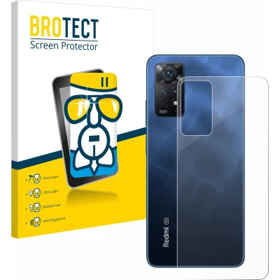Afbeelding van BROTECT Screenprotector voor Xiaomi Redmi Note 11 Pro 5G (Achterkant) Folie Beschermfolie Beschermglas transparant