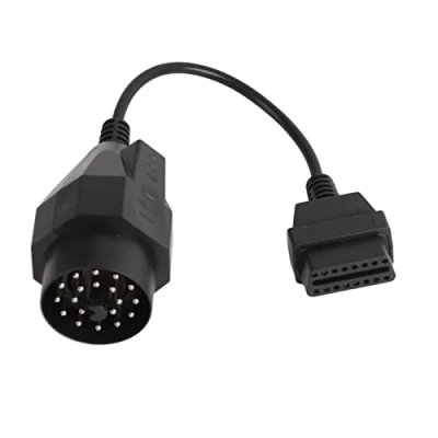 Afbeelding van Ronde Diagnose OBD2 Adapter Scanner Kabelconnector Obd II 20 Pin naar 16 voor B M W E36 E38 E39 E46 E53 X 5 Z3 Adaptateur